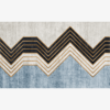 Blue Modern Contemporary Simple Striped Rugs for Living Room Dining Room Bedroom