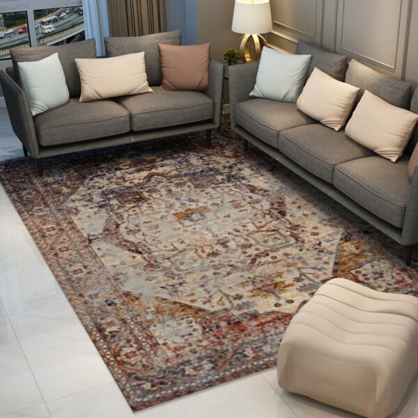 Nice Vintage Traditional Design Area Floor Rug with Non-Slip Backing Sizes Customizable - Image 3