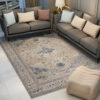 Grey Vintage Traditional Shaggy Area Rugs Floormat for Living Room Hall Office
