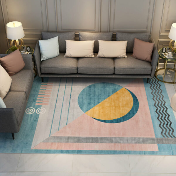 Modern Geometric Rugs Carpet Floormat Indoor Rugs - Image 2