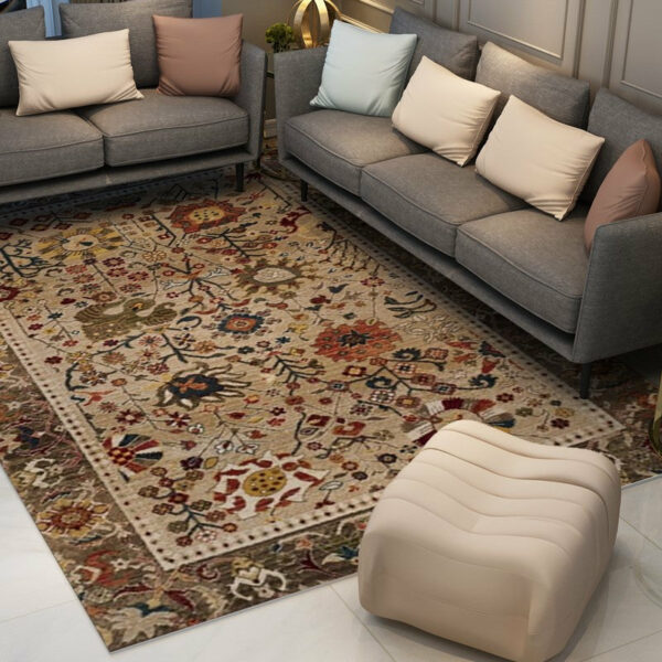 Floral Retro Traditional Shaggy Rugs for the Lobby Office Living Room - Image 3