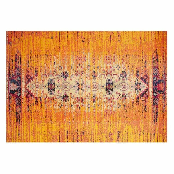 Orange Retro Traditional Rugs for the Living Room Bedroom - Image 2