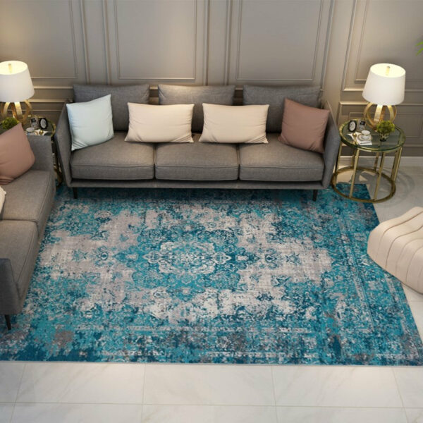 Patterned Plush Traditional Carpet for the Living Room Office Lobby - Image 3