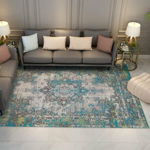 Patterned Plush Traditional Carpet for the Living Room Office Lobby - Image 6