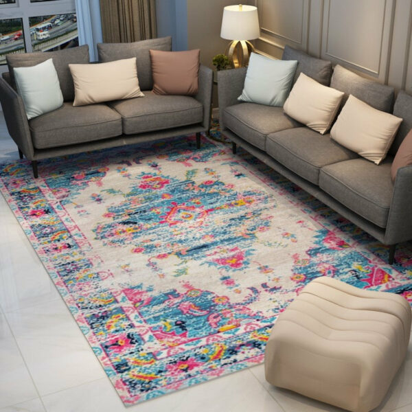 Retro Shaggy Traditional Patterned Carpet for the Hall Living Room Bedroom - Image 4