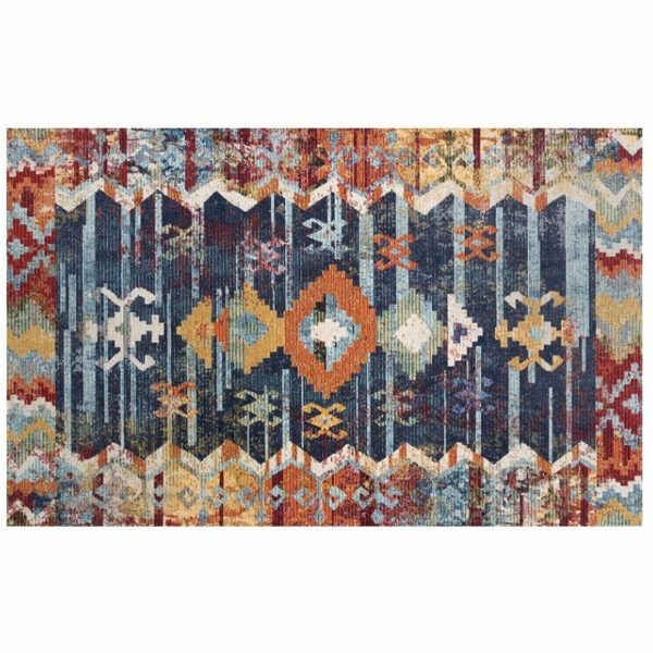 Striped Traditional Plush Patterned Area Retro Rugs for the Living Room Bedroom - Image 2