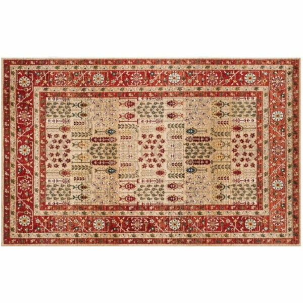 Patterned Traditional Plush Red Area Rugs Red Area for the Living Room Hall Bedroom