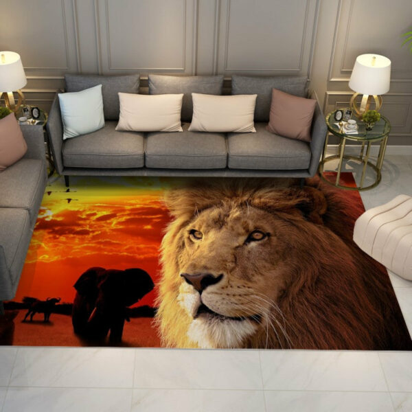 Modern Lion Animal Rugs for the Living Room Hall - Image 2