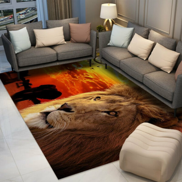 Modern Lion Animal Rugs for the Living Room Hall - Image 3