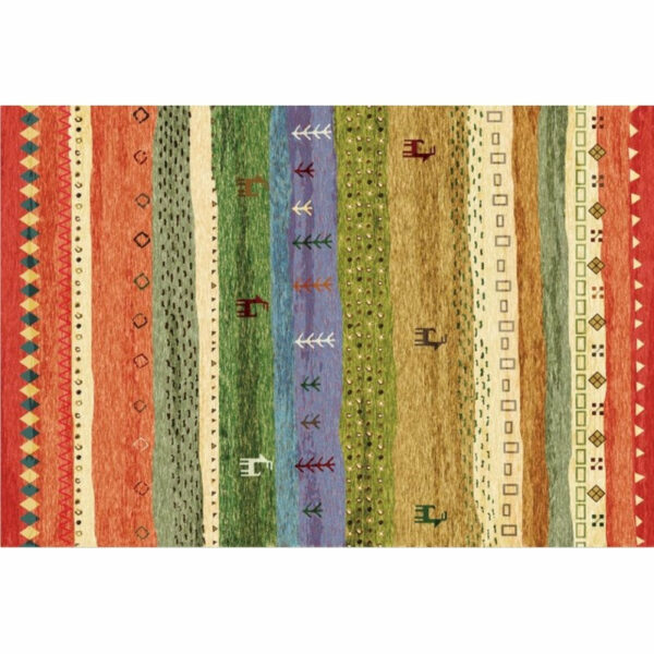 Colourful Modern Splicing Geometric Rugs Floormat for Living Room Bedroom Office Hall - Image 2