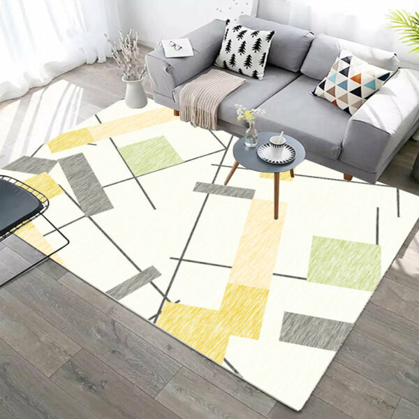 Irregular Pattern Modern Geometric Contemporary Rugs for Living Room Dining Room Bedroom