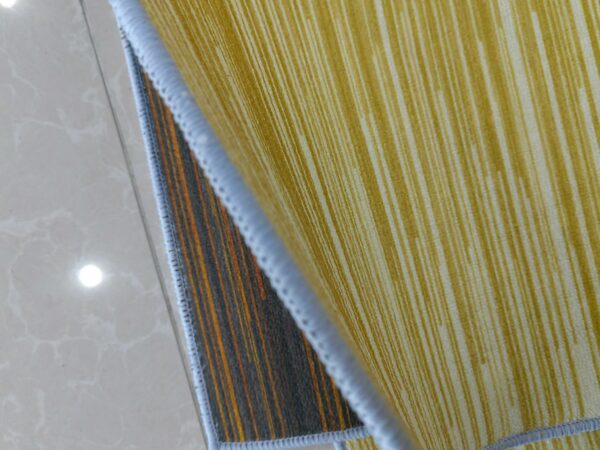 Gradient Yellow Colour Simple Modern Plain Rug Bedroom Living Room Sofa Rugs Floor Mat - Image 4