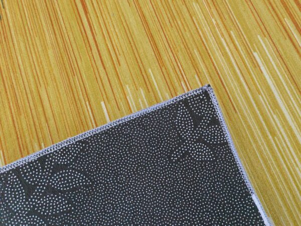 Gradient Yellow Colour Simple Modern Plain Rug Bedroom Living Room Sofa Rugs Floor Mat - Image 5