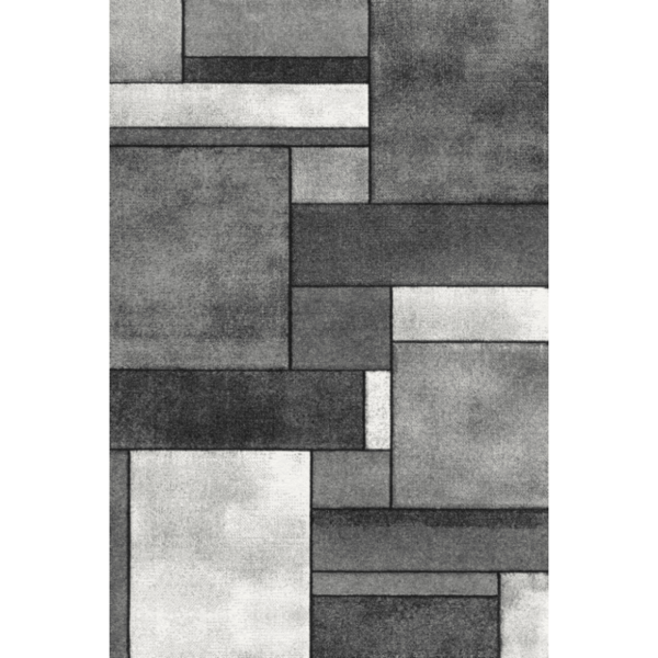 Simple Black and White Bricks Geometric Rugs for Living Room Dining Room Bedroom Hall - Image 2