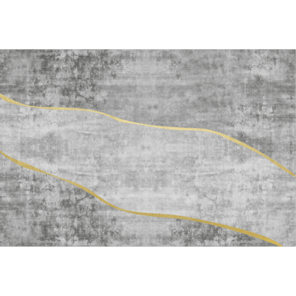 Grey Simplicity Modern Area Rugs Floormat for Living Room Bedroom Office Hall