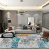 Mulit-color Water Ink Gradient Pattern Modern Abstract Rug For Bedroom Living Room Sofa Rugs Floor Mat