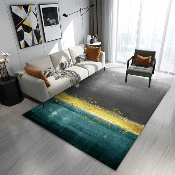 Beautiful Ink Abstract Gradient Pattern Modern Rug For Bedroom Living Room Sofa Rugs Floor Mat 02