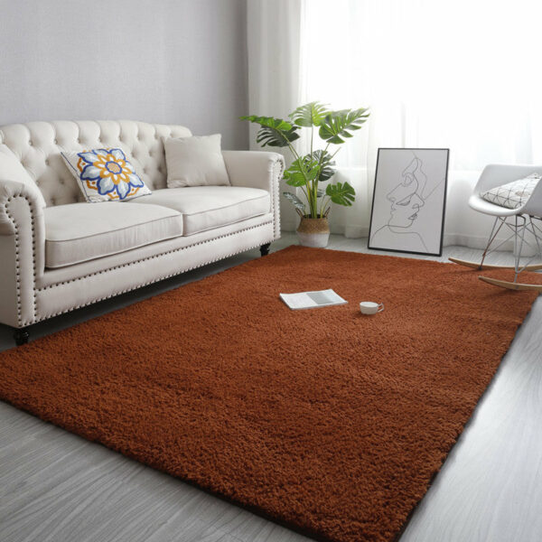 9 Colour Styles Simple Modern Plain Comfy Lambswool Comfy Plush Rugs For Living Room Bedroom Bedside Carpet - Image 5