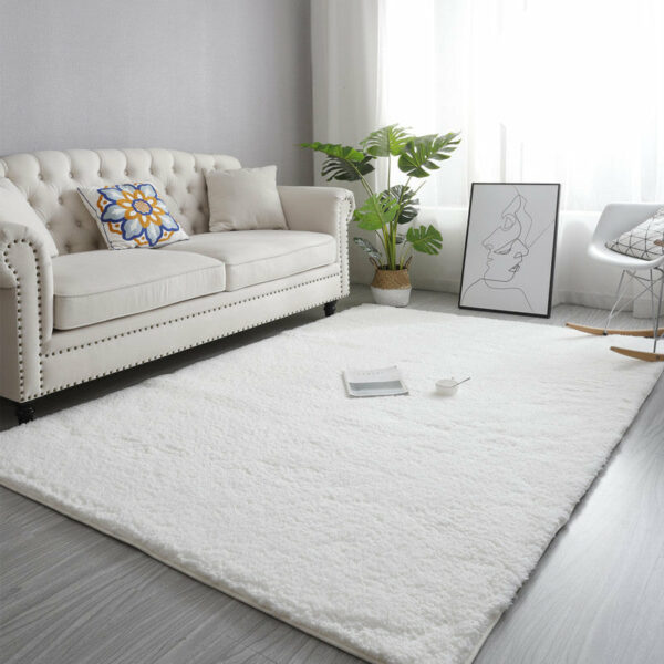 9 Colour Styles Simple Modern Plain Comfy Lambswool Comfy Plush Rugs For Living Room Bedroom Bedside Carpet - Image 9