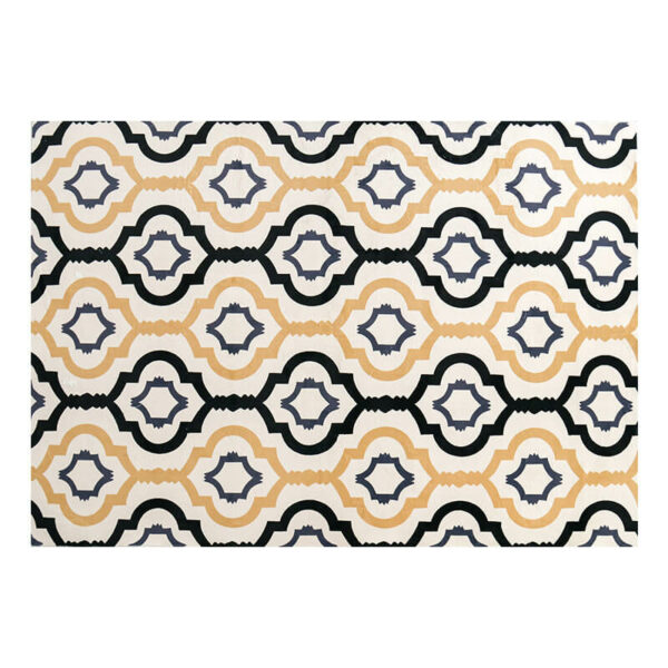 Lantern Geometric Pattern Faux Cashmere Soft Shaggy Area Rug Carpets For Living Room Bedroom Hall Office - Image 2