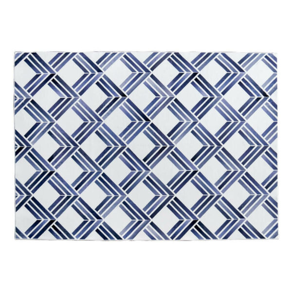 Three-dimensional Square Geometric Pattern Faux Cashmere Soft Shaggy Area Rug Carpets For Living Room Bedroom Hall Office - Image 2