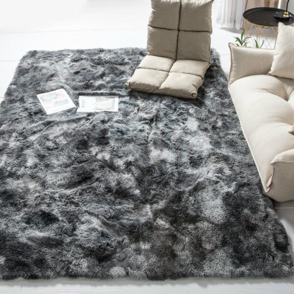 Collection: 9 Gradient Colours Modern Plain Carpet Bedroom Living Room Sofa Rugs Soft Plush Shaggy Rugs - Image 7