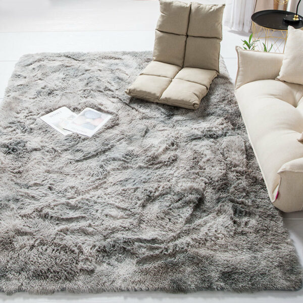 Collection: 9 Gradient Colours Modern Plain Carpet Bedroom Living Room Sofa Rugs Soft Plush Shaggy Rugs - Image 8