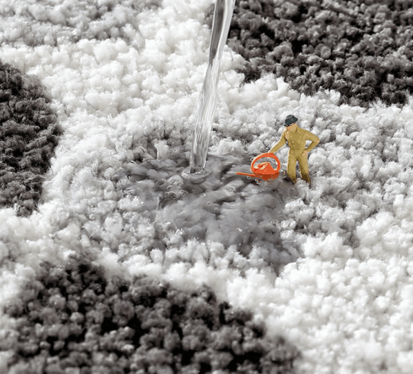Abstract Graffiti Super Soft Flocking Bathroom Mat Absorbent Anti-slip Bathroom Carpet 03 - Image 4