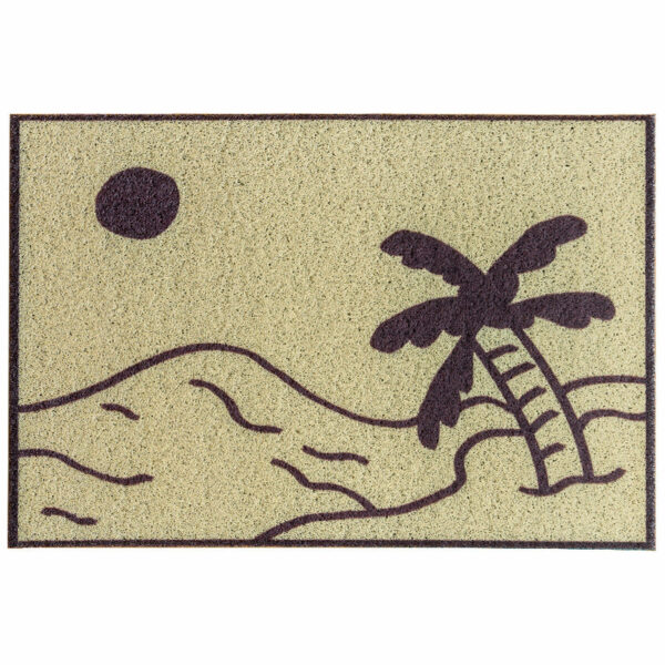 Creative Coconut Tree Dust Remove Doormat Entrance Non-slip Outdoor Floormat - Image 4