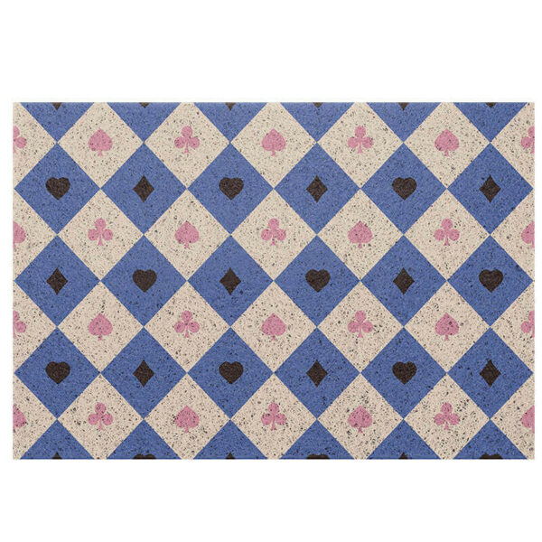 Diamond Checkered Dust Remove Doormat Entrance Non-slip Outdoor Floormat - Image 8