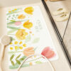 Beautiful Garden PVC Bathroom Anti-slip Mat With Bottom Suction Cups 02