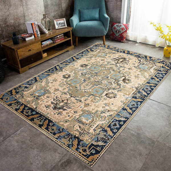 Bohemian Vintage Ethnic Bedroom Living Room Carpet 03