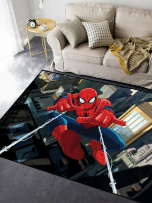 Marvel Universe Spider-Man Mats For Bedroom Children's Room Sofa Mat Easy Care Floor Mats 04