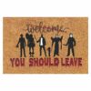 Horror Halloween Clowns Bones Skeletons Anti-slip Absorbent Bathroom Kitchen Carpet 06