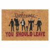 Horror Halloween Clowns Bones Skeletons Anti-slip Absorbent Bathroom Kitchen Carpet 07