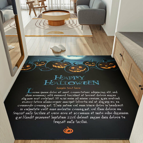 Clown Halloween Doormat Skeleton Grimace Floor Mat Bathroom Mat 16