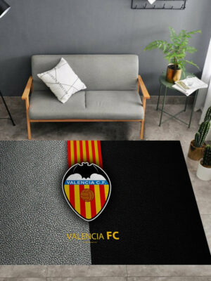Valencia CF Logo - Football Mats For Bedroom Children's Room Sofa Mat Easy Care Floor Mats