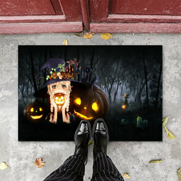 Clown Halloween Doormat Skeleton Grimace Floor Mat Bathroom Mat 37