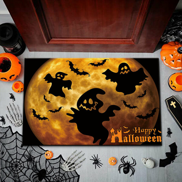 Clown Halloween Doormat Skeleton Grimace Floor Mat Bathroom Mat 52