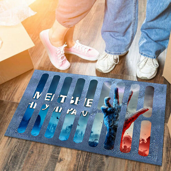 Clown Halloween Doormat Skeleton Grimace Floor Mat Bathroom Mat 57
