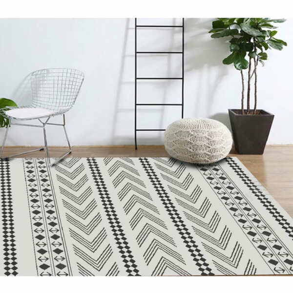 Simple Modern Moroccan Geometric Rug Bedroom Living Room Sofa Rugs Floor Mat - Image 3