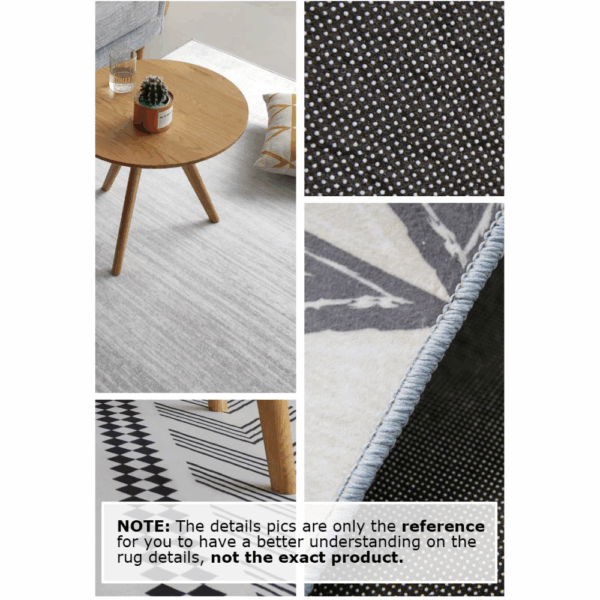 Grey White Gradient Modern Carpets for the Living Room Hall - Image 4